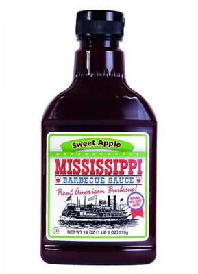 Zdjęcie produktu dla Mississipi BBQ Sos Sweet Apple wędzony owocowo słodki 510ml