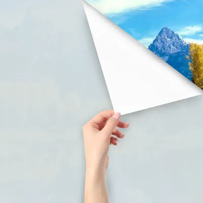 Produktbild von Fensterfolie - Blickdichte Sichtschutzfolie - Statisch haftend ohne Klebstoff - 45 x 200 cm