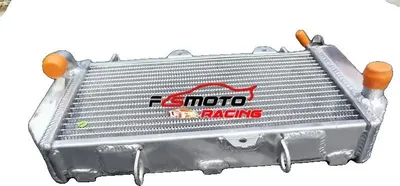 Obrázok produktu pre Hliníkový chladič, kompatibilný s modelom Yamaha YFZ450R 2014-2020, vysoká tepelná vodivosť, prispôsobený dizajn, ľahká konštrukcia, lepší chladiaci výkon