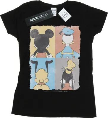Produktbild von Disney - "Four Backs" T-Shirt für Damen BI31052 (XXL) (Schwarz)
