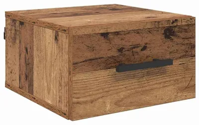 Immagine prodotto di Comodino da parete dal design moderno con cassetto