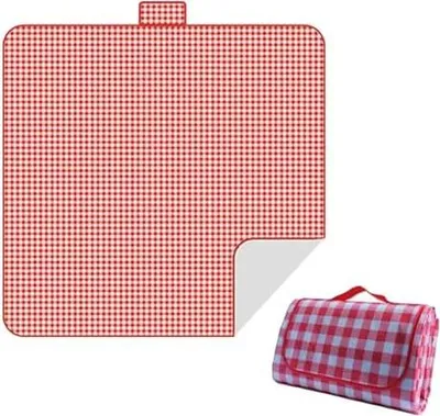 Produktbild von CHENGZI Verdickte Picknickmatte, Outdoor, Rasen, Camping, tragbar (rot)