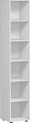 Produktbild von Geramöbel Regal mit Standfüßen, 400x400x2160, Lichtgrau, S-346001-L