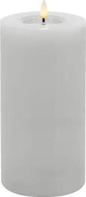 Produktbild von Candela Lights LED Kerze Echtwachs fernbedienbar 10x20 cm winter white glatt