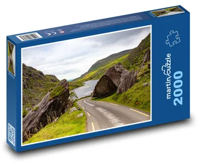 Zdjęcie produktu dla Puzzle 2000 Droga między górami - martinpuzzle