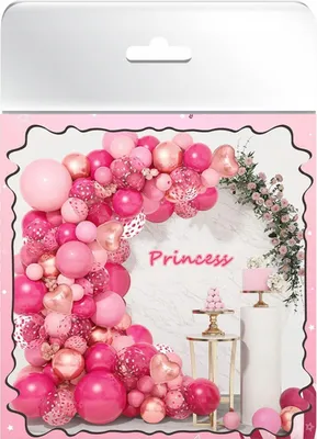 Image de Guirlande de ballons, rideau décoratif pour fête d'anniversaire, set de ballons