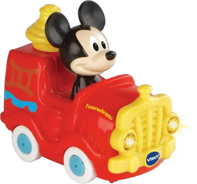 Produktbild von VTech Tut Tut Baby Flitzer Mickys Feuerwehrauto, Fahrzeug, 1 Jahr(e), AAA, Mehrfarbig
