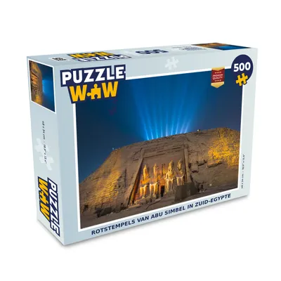 Obrázok produktu pre MuchoWow® Puzzle 500 ks Skalné chrámy Abú Simbel v južnom Egypte
