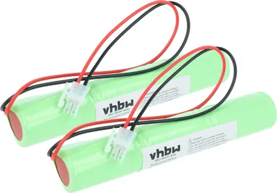 Produktbild von vhbw 2x Akku Ersatz für BAES 329055240 für Fluchtweg, Notfallbeleuchtung (2500 mAh, 3,6 V, NiCd)
