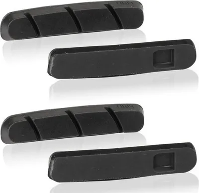 Produktbild von XLC BS-X08 Ersatzbremsgummi, 50 mm, passend für Campagnolo, schwarz (2 Paar)
