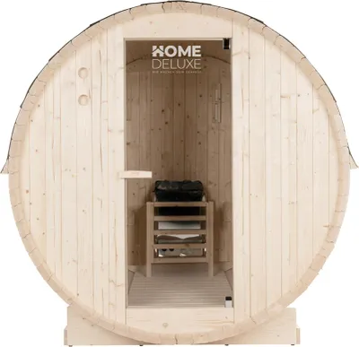 Immagine prodotto di HOME DELUXE Sauna a botte da esterno LAHTI - ideale per 4 persone in legno di abete rosso