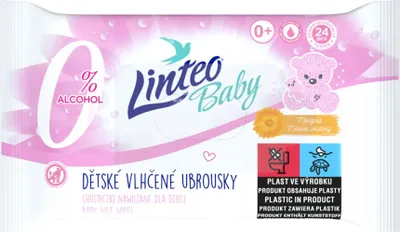 Produktbild von Baby-Feuchttücher mit Calendula Linteo Baby 24 Stück Weich und cremig
