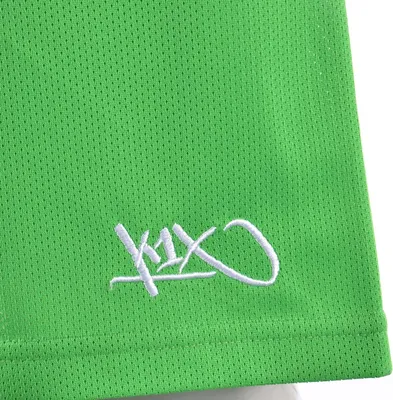 Produktbild von K1X Basketball | Core Micromesh Shorts mit 3 Taschen, Farbe:Grün, Kleidergröße:XL
