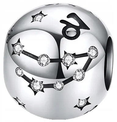 Zdjęcie produktu dla CHARMS ZNAK ZODIAKU KOZIOROŻEC srebro 925 koralik zawieszka srebrna charms