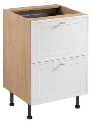 Immagine prodotto di Armadio da cucina Portaposate Mobile base 2 cassetti Armadio in legno