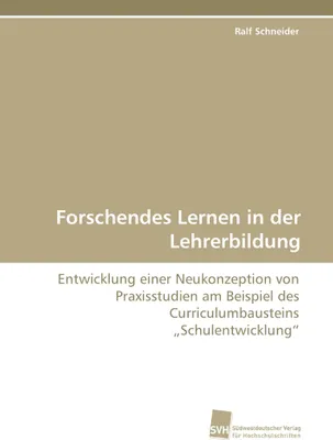 Produktbild von Forschendes Lernen in der Lehrerbildung