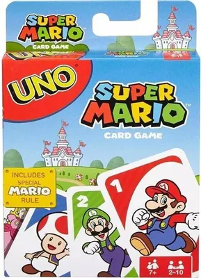 Produktbild von Uno Kartenspiel, Super Mario Bros Edition, Mattel Games, Ab 7 Jahren