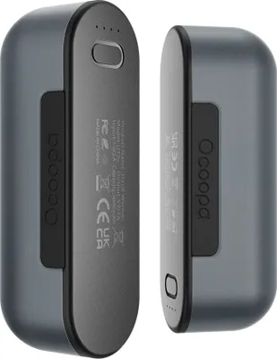 Image de Ocoopa UT2s Mini, chauffe-mains électronique, 5200 mAh, jusqu'à 6 heures, gris