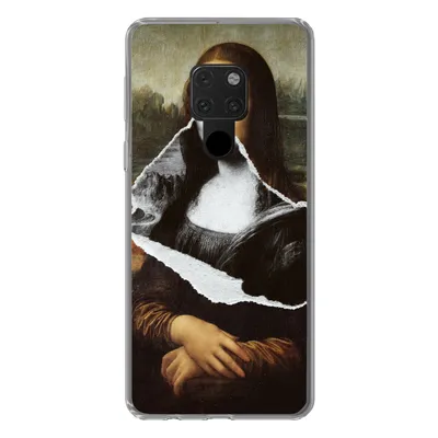 Produktbild von MuchoWow® Handyhülle Schutzhülle Hülle für Huawei P40 Lite Mona Lisa - Da Vinci - Kunst Silikon Softcase Handy Hülle - Handy