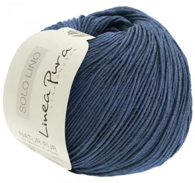 Produktbild von Lana Grossa - Solo Lino 0013 stahlblau