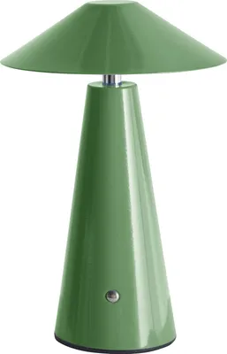 Produktbild von BELIANI Kabellose Tischlampe Grün Metall Kabellos Wiederaufladbar Akku Touch Funktion LED Dimmer Dimmfunktion USB Kabel Tischleuchte Modernes Design