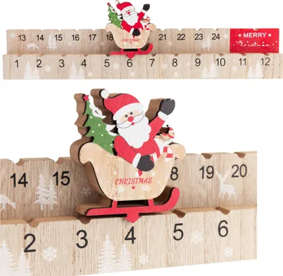 Obrázek produktu pro Adventní kalendář Dřevo Mickey Dárek Vánoce