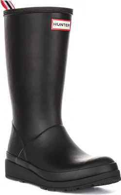 Produktbild von Hunter Play Tall in Schwarz für Damen – 4 UK - 37 EU - 6 US / Black