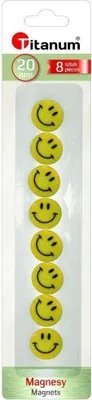Obrázok produktu pre Magnety na tabuľu emotikony žlté