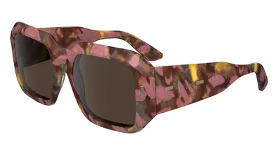 Zdjęcie produktu dla Okulary przeciwsłoneczne Calvin Klein CK23536S 663 Havana, damskie, model cat-eye