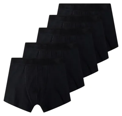 Produktbild von Minoti - Boxershorts für Herren, Gummizug in der Taille (5er-Pack) MN146 (L) (Schwarz)