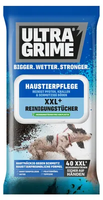 Obrázek produktu pro UltraGrime – vlhčené ubrousky pro péči o srst psů a koček – extra velké