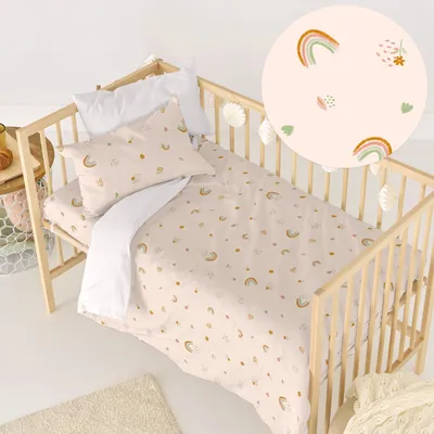 Immagine prodotto di Set copripiumino Iris lettino 2 pezzi 115x145 cm (lettino) 100% cotone  Europe