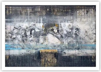 Produktbild von Poster - Poster ohne Rahmen - Abstraktion modern - 100x70 cm - Wand Bild - Wanddeko - Wandbilder - Kunstposter - Wandposter - Bilder - Kunstdruck - Wanddekoration - Wandbild - P2XAA100x70-3474