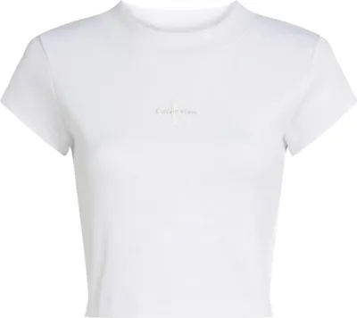 Zdjęcie produktu dla Calvin Klein Jeans Biały T-shirt z logo - S