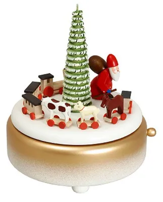 Obrázok produktu pre Hudobná skrinka Father Christmas biela ŠxVxH 13x15,5x13cm NOVINKA