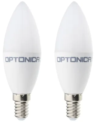 Produktbild von Optonica LED-Kerzenlampe C37 E14 8W 710lm 6000K 230V 2 Stück