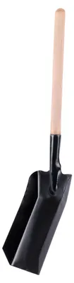 Produktbild von Garronda Kohelschaufel Metallschaufel Kehrschaufel, Größe: 52x11 cm GD-0008 (Schwarz)