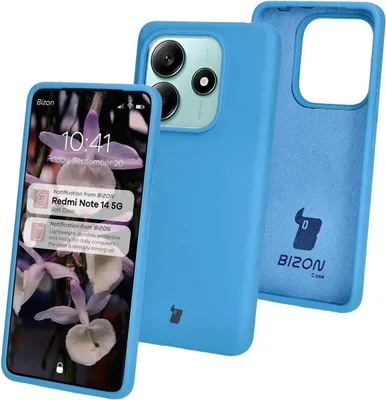 Produktbild von Bizon Soft Case Xiaomi Redmi Note 14 5G blau