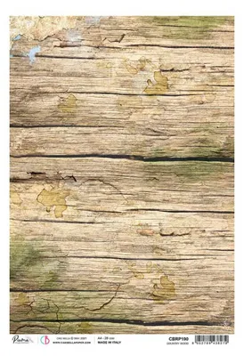 Produktbild von Motiv-Strohseide "Country Wood", ca. 30 x 21,5 cm
