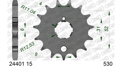 Produktbild von AFAM 24401-15 Kettenritzel vorne