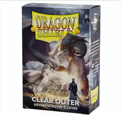Produktbild von Dragon Shield Standardgröße Matte Außenhüllen - Klar (100)