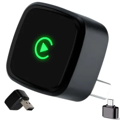 Drahtloser CarPlay/Android Auto Adapter, Mini, USB-A/C, Plug&Play