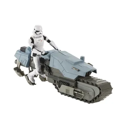 Produktbild von Actionfigur Stormtrooper und Motorrad - 27 cm