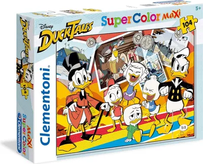 Zdjęcie produktu dla Clementoni 23718 - Supercolor Puzzle - Disney Duck Tales (104 elementy) Puzzle Disney
