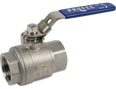 Immagine prodotto di Valvola a Sfera in Acciaio Inox, Rubinetto Acqua 1 Pollice, 64 bar