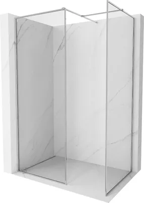 Immagine prodotto di Mexen Kioto-F parete doccia Walk-in con cornice 75 x 70 cm, trasparente 8 mm, cromato - 800-075-202-04-00-070