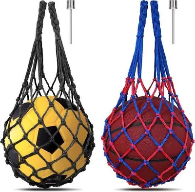 Produktbild von Famanu Ballentasche mit Netz - für Fußball, Basketball und Sportbälle