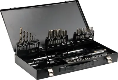 Zdjęcie produktu dla Yato Gwintowniki + Narzynki Zestaw 44 Elem. M3-M12   2978
