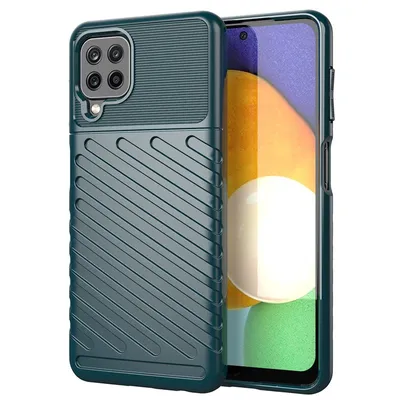 Zdjęcie produktu dla Elastyczne etui z TPU Thunder Case do Samsunga Galaxy A22 4G, zielone