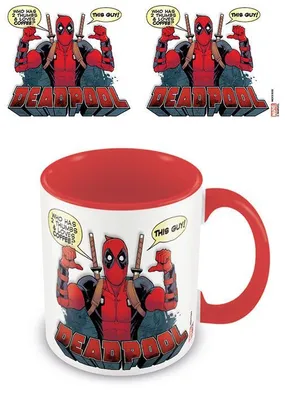 Image de Pyramid International Deadpool Coloured Inner Tasse 2 Thumbs